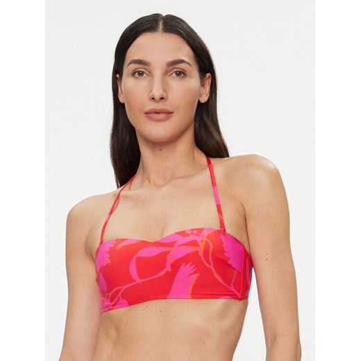 Seafolly Góra od bikini CheckIn 30877 Czerwony ze sklepu MODIVO w kategorii Stroje kąpielowe - zdjęcie 182661983
