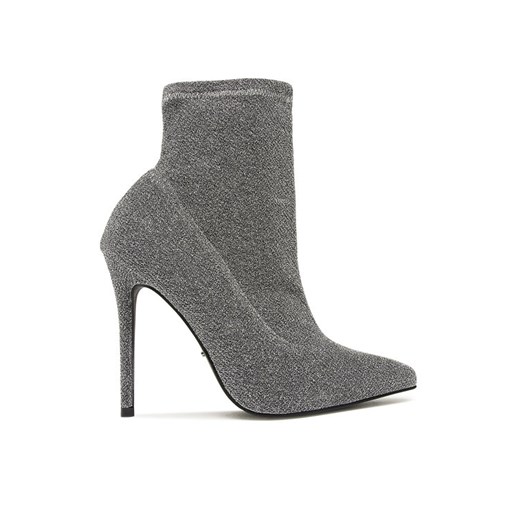 DeeZee Botki KL-HT6933-1 Srebrny ze sklepu MODIVO w kategorii Botki - zdjęcie 182662090