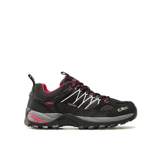 CMP Trekkingi Rigel Low Wmn Trekking Shoes Wp 3Q54456 Czarny ze sklepu MODIVO w kategorii Buty trekkingowe damskie - zdjęcie 182662100