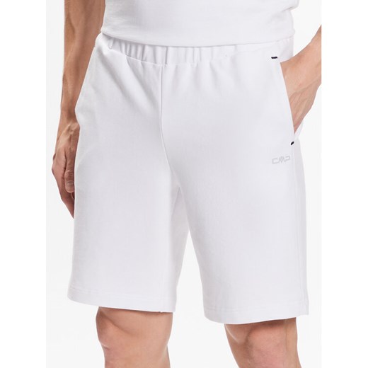 CMP Szorty materiałowe 33D7277 Biały Regular Fit ze sklepu MODIVO w kategorii Spodenki męskie - zdjęcie 182662150