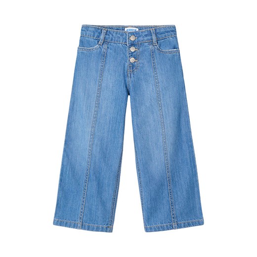 Mayoral Jeansy 3558 Granatowy Wide Leg ze sklepu MODIVO w kategorii Spodnie dziewczęce - zdjęcie 182662170