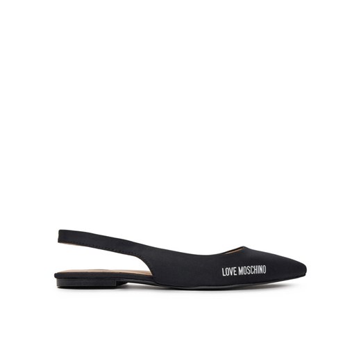 LOVE MOSCHINO Sandały JA11021G1MIM0000 Czarny ze sklepu MODIVO w kategorii Balerinki - zdjęcie 182662190