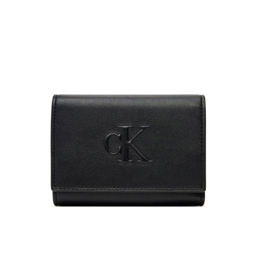 Calvin Klein Jeans Mały Portfel Damski LV04K1078G Czarny ze sklepu MODIVO w kategorii Portfele damskie - zdjęcie 182662301