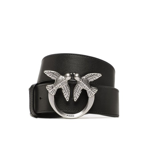 Pinko Pasek Damski Love Berry H4 Belt PE 23 PLT01 100120 A0F1 Czarny ze sklepu MODIVO w kategorii Paski damskie - zdjęcie 182662310