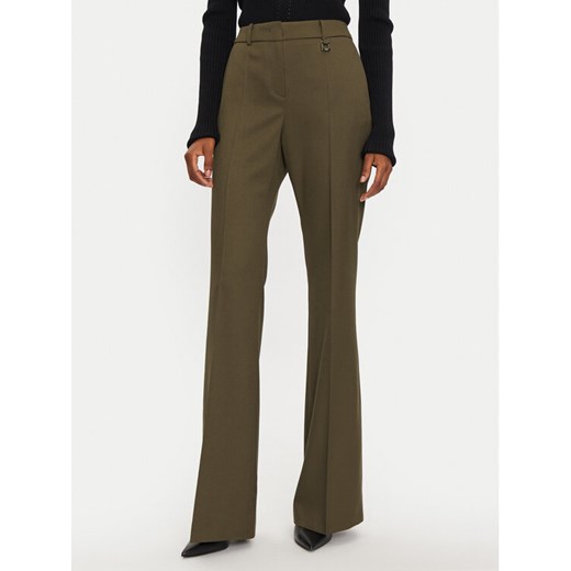 JOOP! Spodnie materiałowe 58 JW241P165 30043405 Zielony Slim Fit ze sklepu MODIVO w kategorii Spodnie damskie - zdjęcie 182662312