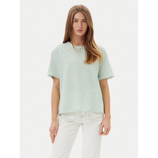 Tommy Hilfiger T-Shirt WW0WW44553 Zielony Regular Fit ze sklepu MODIVO w kategorii Bluzki damskie - zdjęcie 182662321
