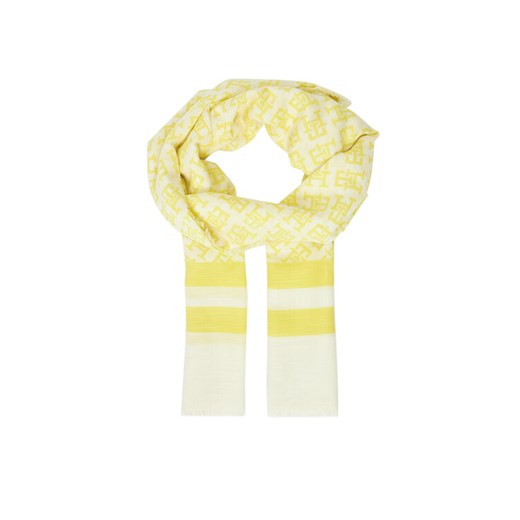 Tommy Hilfiger Szalik Beach Summer Mono Scarf AW0AW16030 Żółty ze sklepu MODIVO w kategorii Szaliki i chusty damskie - zdjęcie 182662523