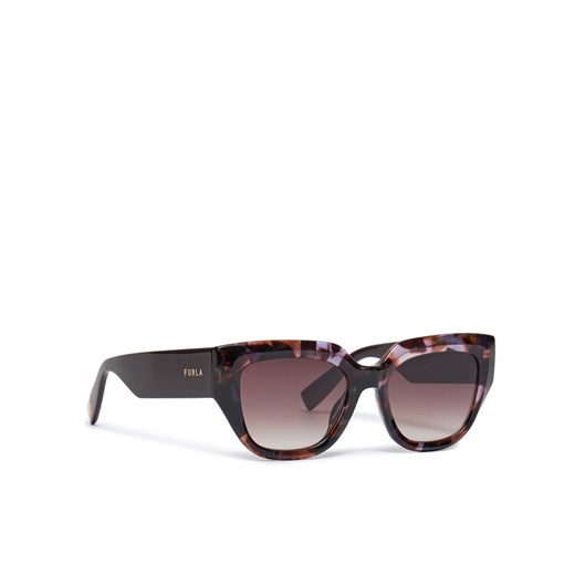 Furla Okulary przeciwsłoneczne WD00120 BX3774 3839S Brązowy ze sklepu MODIVO w kategorii Okulary przeciwsłoneczne damskie - zdjęcie 182662551