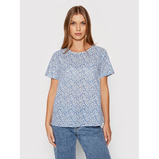 United Colors Of Benetton Bluzka 5OA95QBA4 Niebieski Regular Fit United Colors Of Benetton S MODIVO