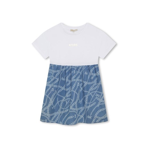 MICHAEL KORS KIDS Sukienka R12160 S Niebieski Regular Fit ze sklepu MODIVO w kategorii Sukienki dziewczęce - zdjęcie 182662641