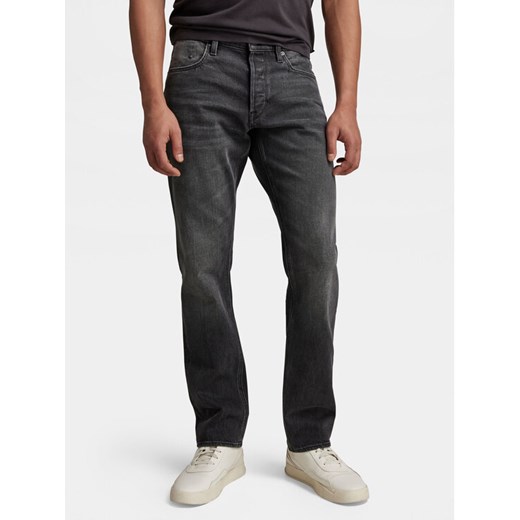 G-Star Raw Jeansy Mosa D23692-B479 Czarny Straight Fit ze sklepu MODIVO w kategorii Jeansy męskie - zdjęcie 182662724