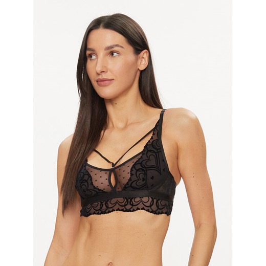 Hunkemöller Biustonosz top Pippa 204763 Czarny ze sklepu MODIVO w kategorii Biustonosze - zdjęcie 182662860