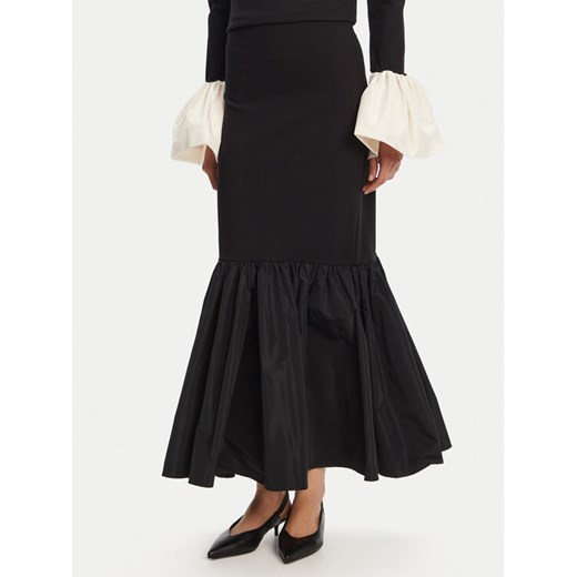 STAUD Spódnica maxi Hawthorne R25R6115PF Czarny Regular Fit ze sklepu MODIVO w kategorii Spódnice - zdjęcie 182662901