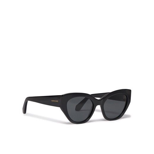 Salvatore Ferragamo Okulary przeciwsłoneczne SF1107S 001 Czarny ze sklepu MODIVO w kategorii Okulary przeciwsłoneczne damskie - zdjęcie 182663004