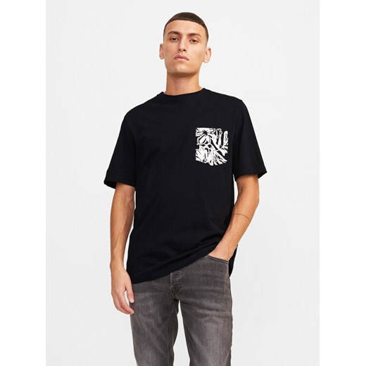 Jack&Jones T-Shirt Lafayette 12250435 Czarny Standard Fit ze sklepu MODIVO w kategorii T-shirty męskie - zdjęcie 182663111