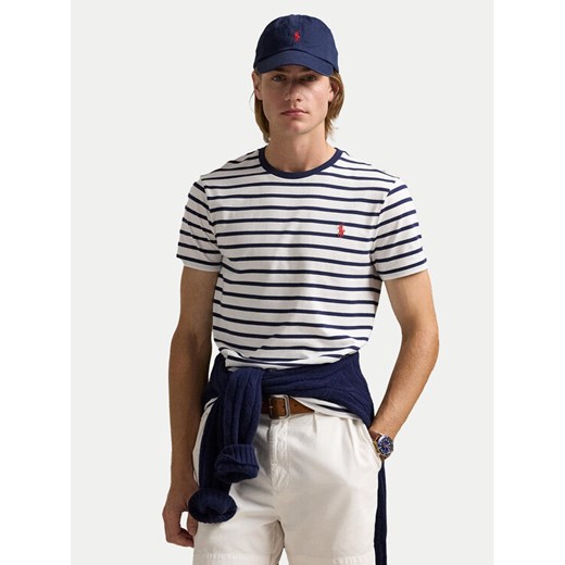 Polo Ralph Lauren T-Shirt 710938134004 Biały Slim Fit ze sklepu MODIVO w kategorii T-shirty męskie - zdjęcie 182663123