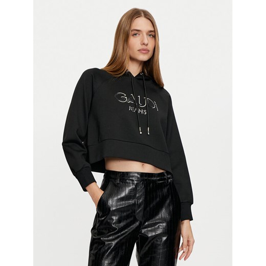 Gaudi Bluza 421BD64010 Czarny Regular Fit ze sklepu MODIVO w kategorii Bluzy damskie - zdjęcie 182663134