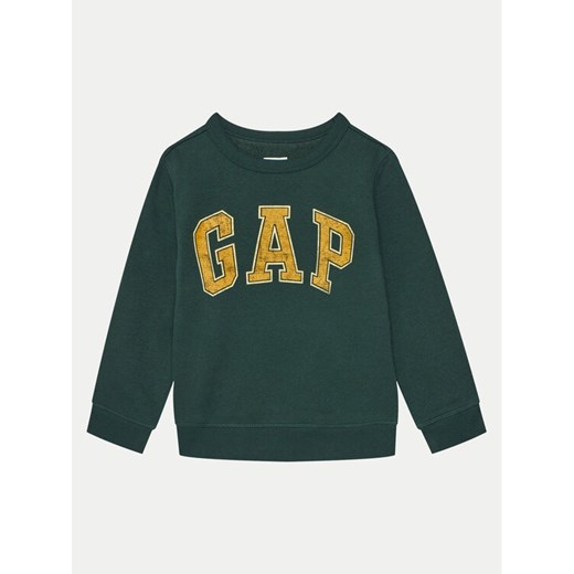 Gap Bluza 531000-07 Zielony Regular Fit ze sklepu MODIVO w kategorii Bluzy chłopięce - zdjęcie 182663142