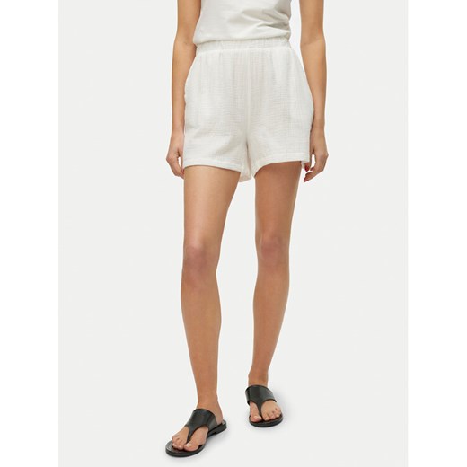 Vero Moda Szorty materiałowe Natali 10279687 Biały Baggy Fit ze sklepu MODIVO w kategorii Szorty - zdjęcie 182663204