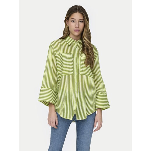 JDY Koszula Martina 15324978 Zielony Regular Fit ze sklepu MODIVO w kategorii Koszule damskie - zdjęcie 182663231