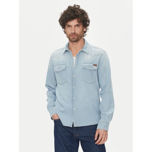 Liu Jo Koszula QA5298 D4851 78888 Niebieski Regular Fit ze sklepu MODIVO w kategorii Koszule męskie - zdjęcie 182663310