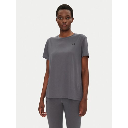 Under Armour Koszulka techniczna Rech SSC 1384231 Szary Relaxed Fit ze sklepu MODIVO w kategorii Bluzki damskie - zdjęcie 182663341