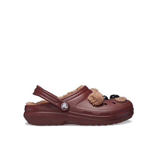 Crocs Klapki Classic Lined Iam Brown Bear Clog Kids T 210019 Brązowy ze sklepu MODIVO w kategorii Klapki dziecięce - zdjęcie 182663410