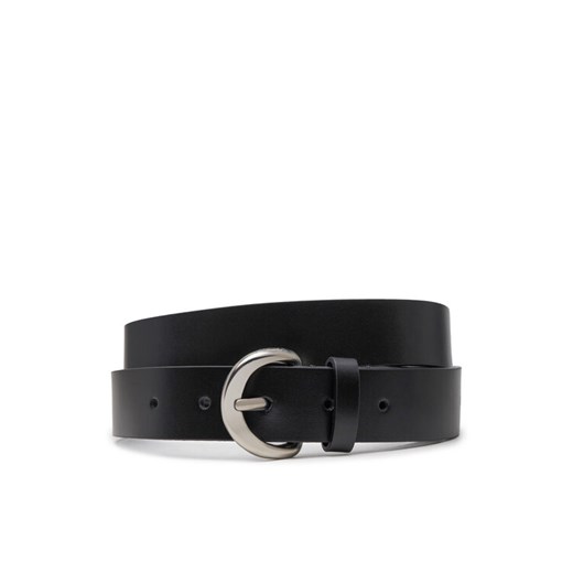 Calvin Klein Jeans Pasek Damski Casual Pin Buckle 30Mm LV04K7008G Czarny ze sklepu MODIVO w kategorii Paski damskie - zdjęcie 182663411