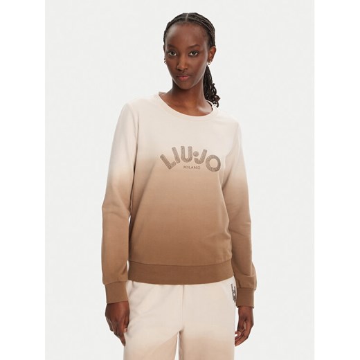 Liu Jo Sport Bluza TA5114 FS090 Beżowy Regular Fit ze sklepu MODIVO w kategorii Bluzy damskie - zdjęcie 182663413