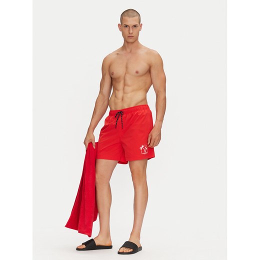 Jack&Jones Szorty kąpielowe Maui 12278729 Czerwony Regular Fit ze sklepu MODIVO w kategorii Kąpielówki - zdjęcie 182663501