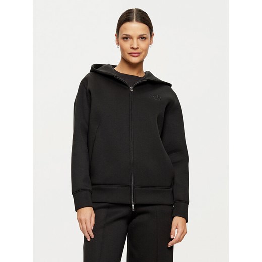 Calvin Klein Bluza K20K208087 Czarny Relaxed Fit ze sklepu MODIVO w kategorii Bluzy damskie - zdjęcie 182663550