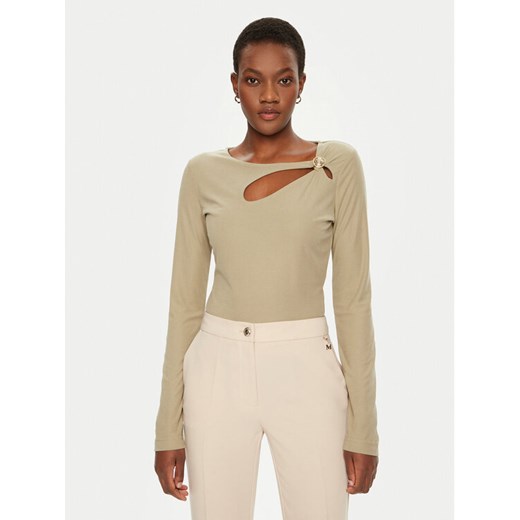 Guess Bluzka W5RP12 KAQL2 Zielony Regular Fit ze sklepu MODIVO w kategorii Bluzki damskie - zdjęcie 182663553