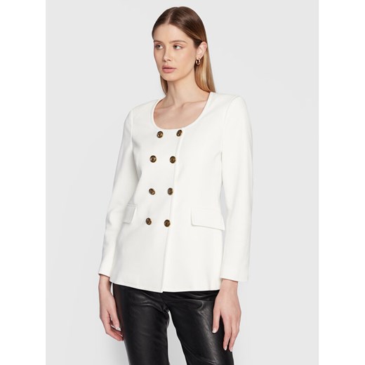 Pinko Marynarka Eugenia 1G1890 1739 Biały Regular Fit ze sklepu MODIVO w kategorii Marynarki damskie - zdjęcie 182663650