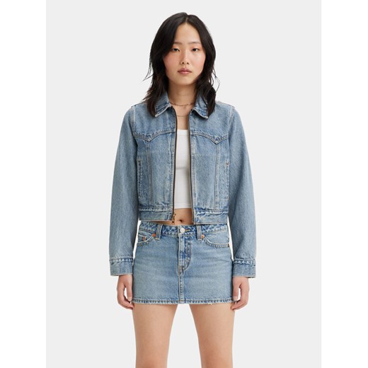 Levi's® Kurtka jeansowa A6048-0002 Niebieski Regular Fit ze sklepu MODIVO w kategorii Kurtki damskie - zdjęcie 182663651