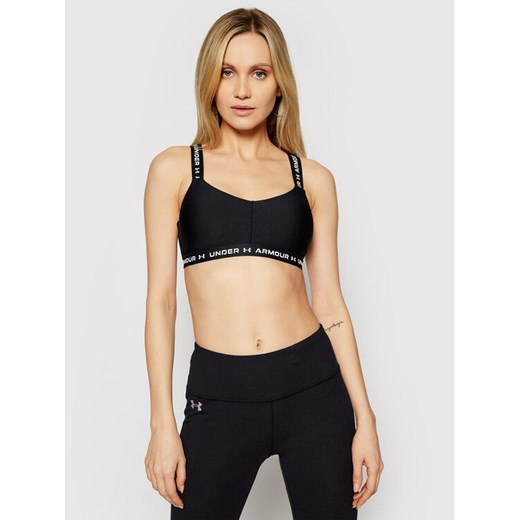 Under Armour Biustonosz sportowy Ua Crossback Low Sports 1361033 Czarny ze sklepu MODIVO w kategorii Biustonosze - zdjęcie 182663751