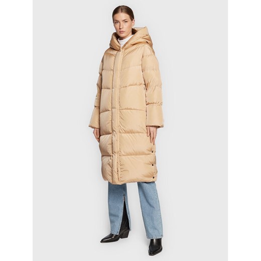 Add Kurtka puchowa 6AW008 Beżowy Regular Fit ze sklepu MODIVO w kategorii Kurtki damskie - zdjęcie 182663770