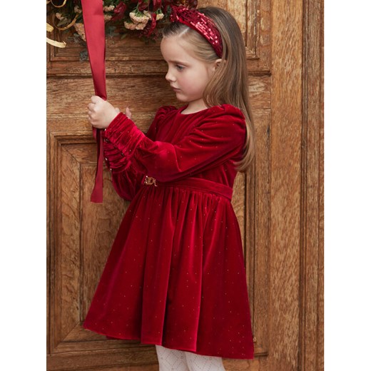 Abel & Lula Sukienka elegancka 5536 Czerwony Regular Fit ze sklepu MODIVO w kategorii Sukienki dziewczęce - zdjęcie 182663880