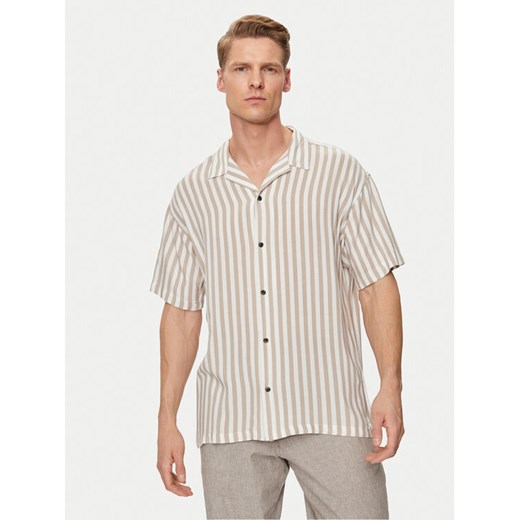 Jack&Jones Koszula Jeff 12249367 Beżowy Relaxed Fit ze sklepu MODIVO w kategorii Koszule męskie - zdjęcie 182663893