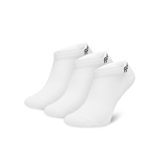 Reebok Zestaw 3 par niskich skarpet unisex R0356-SS24 (3-pack) Biały ze sklepu MODIVO w kategorii Skarpetki damskie - zdjęcie 182663954