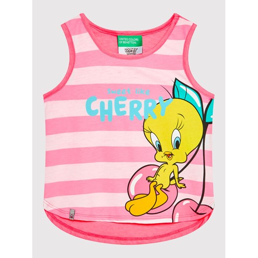 United Colors Of Benetton Top 3U29GH00D Różowy Regular Fit ze sklepu MODIVO w kategorii Koszulki niemowlęce - zdjęcie 182663962