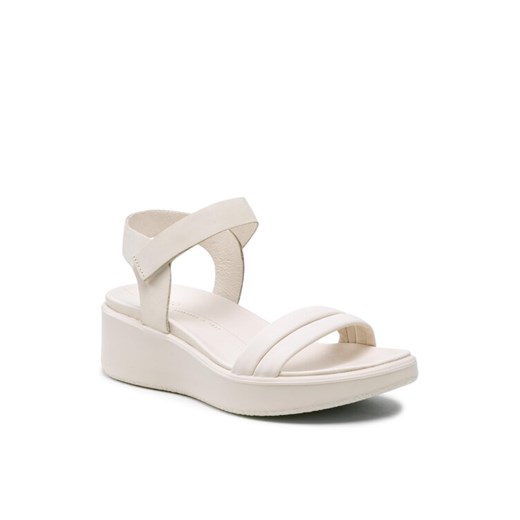 ECCO Sandały Flowt Wedge Lx W 27330359113 Beżowy ze sklepu MODIVO w kategorii Sandały damskie - zdjęcie 182663993