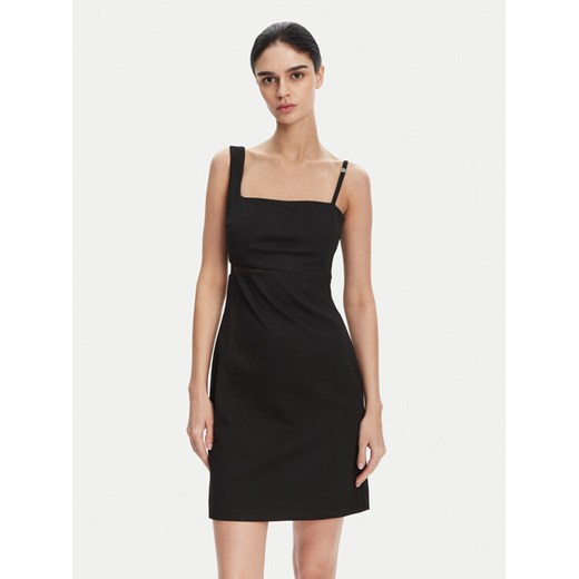 HUGO Sukienka codzienna Kutari 50530172 Czarny Slim Fit ze sklepu MODIVO w kategorii Sukienki - zdjęcie 182664041