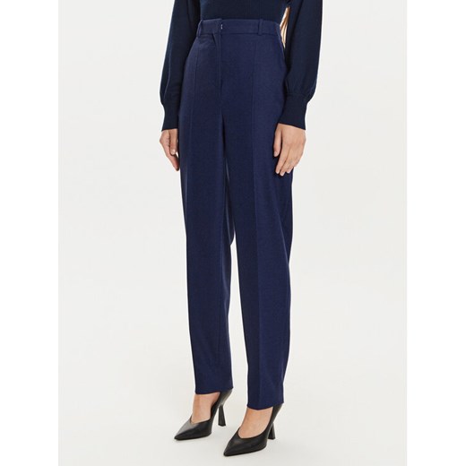 Boss Spodnie materiałowe Tabitha 50524037 Niebieski Regular Fit ze sklepu MODIVO w kategorii Spodnie damskie - zdjęcie 182664113