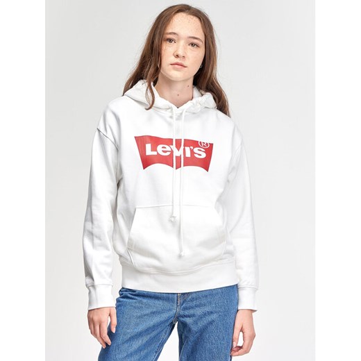 Levi's® Bluza Graphic Standard 18487-0024 Biały Relaxed Fit ze sklepu MODIVO w kategorii Bluzy damskie - zdjęcie 182664130