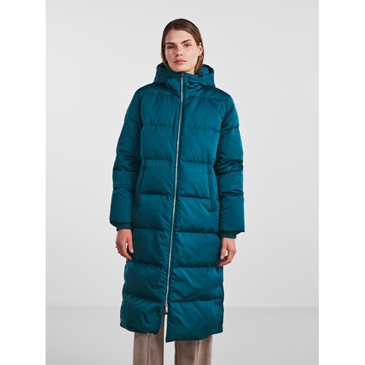 YAS Kurtka puchowa 26023635 Turkusowy Regular Fit ze sklepu MODIVO w kategorii Kurtki damskie - zdjęcie 182664154