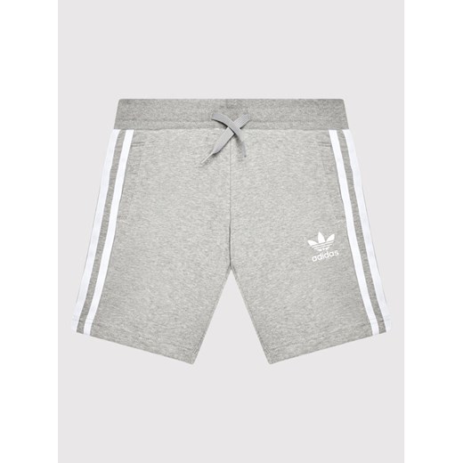 adidas Szorty sportowe adicolor H32343 Szary Regular Fit ze sklepu MODIVO w kategorii Spodenki chłopięce - zdjęcie 182664171