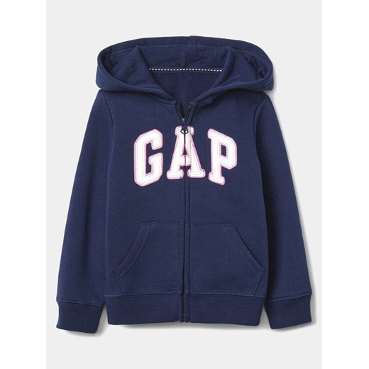 Gap Bluza 259444-03 Granatowy Regular Fit ze sklepu MODIVO w kategorii Bluzy dziewczęce - zdjęcie 182664212