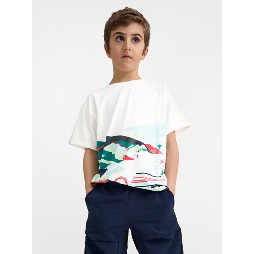 Reima T-Shirt Siirtyy 5200353A Biały Regular Fit ze sklepu MODIVO w kategorii T-shirty chłopięce - zdjęcie 182664304