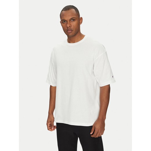 Champion T-Shirt 220714 Biały Standard Fit ze sklepu MODIVO w kategorii T-shirty męskie - zdjęcie 182664323