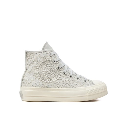 Converse Trampki Chuck Taylor All Star Lift Platform Butterflies A07538C Biały ze sklepu MODIVO w kategorii Trampki damskie - zdjęcie 182664362